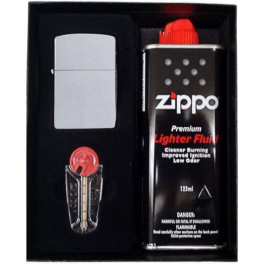 SET ZIPPO, ENCENDEDO MZ200, GASOLINA