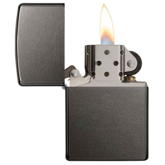 ENCENDEDOR ZIPPO CLÁSICO GRIS OSCURO