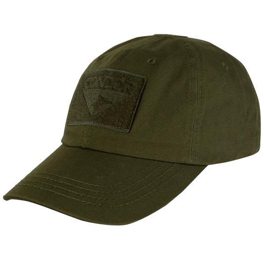 GORRA TÁCTICA CONDOR COLOR VERDE OLIVO ABIERTA